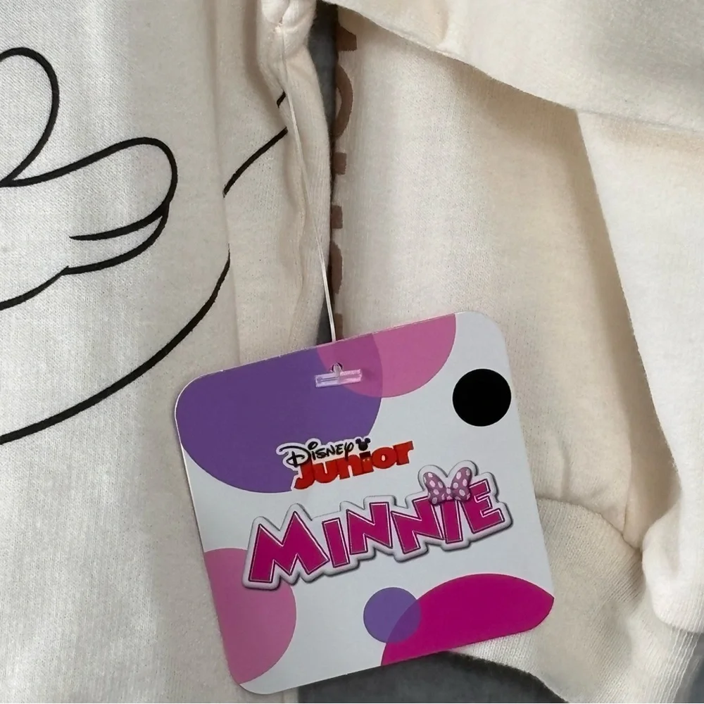 Disney Baby Minnie Mouse Toddler Sweater Ribbed Flared Girls Legging Set SZ 3T - Picture 3 of 9